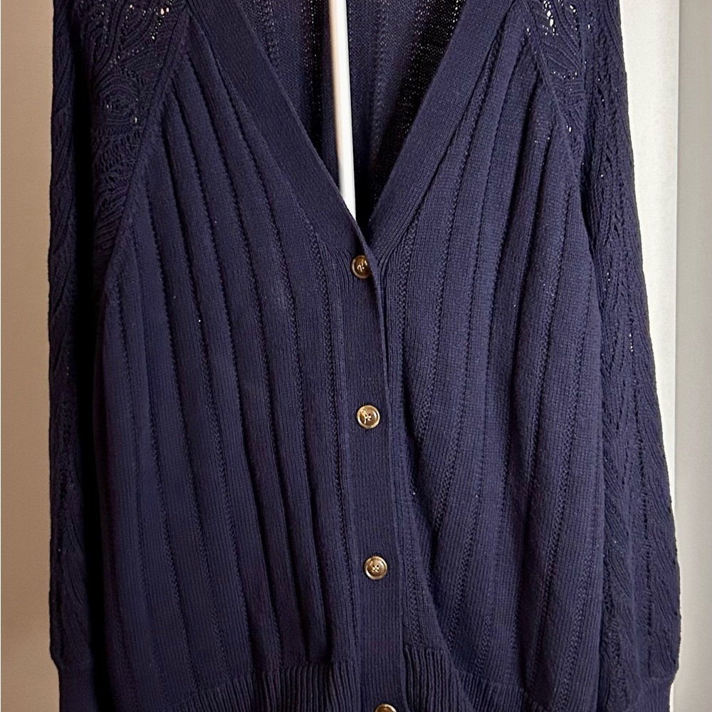 Lane Bryant Navy Blue Sweater